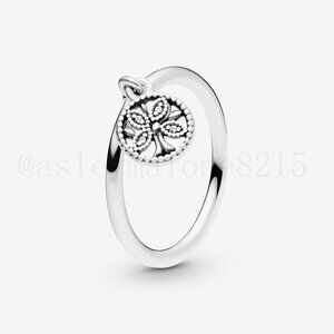 Pandora Dangling Family Tree Ring